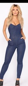 Generator denim jumpsuit